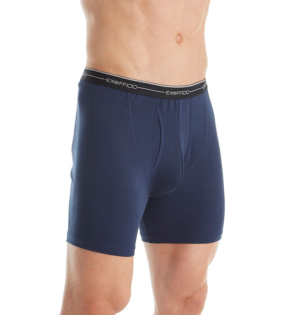 Ex Officio 2412892 Sol Cool High Tech Performance Boxer Briefs (Navy)