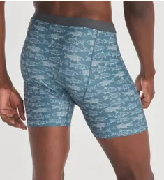 Give-N-Go 2.0 Boxer Brief Steel Blue Fish S