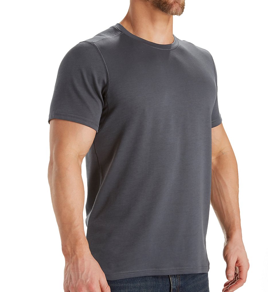 Ex Officio 2422896 Sol Cool High Tech Performance Crew Neck T-Shirt (Carbon)