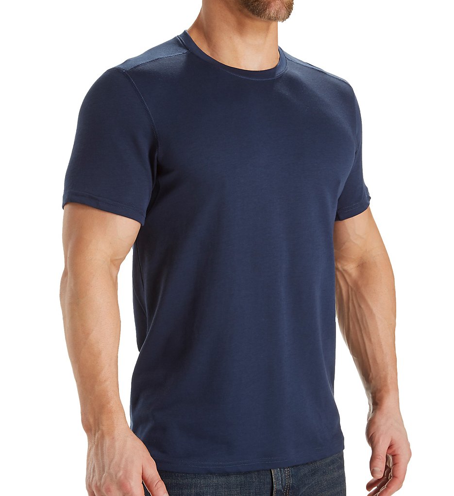 Ex Officio 2422896 Sol Cool High Tech Performance Crew Neck T-Shirt (Navy)