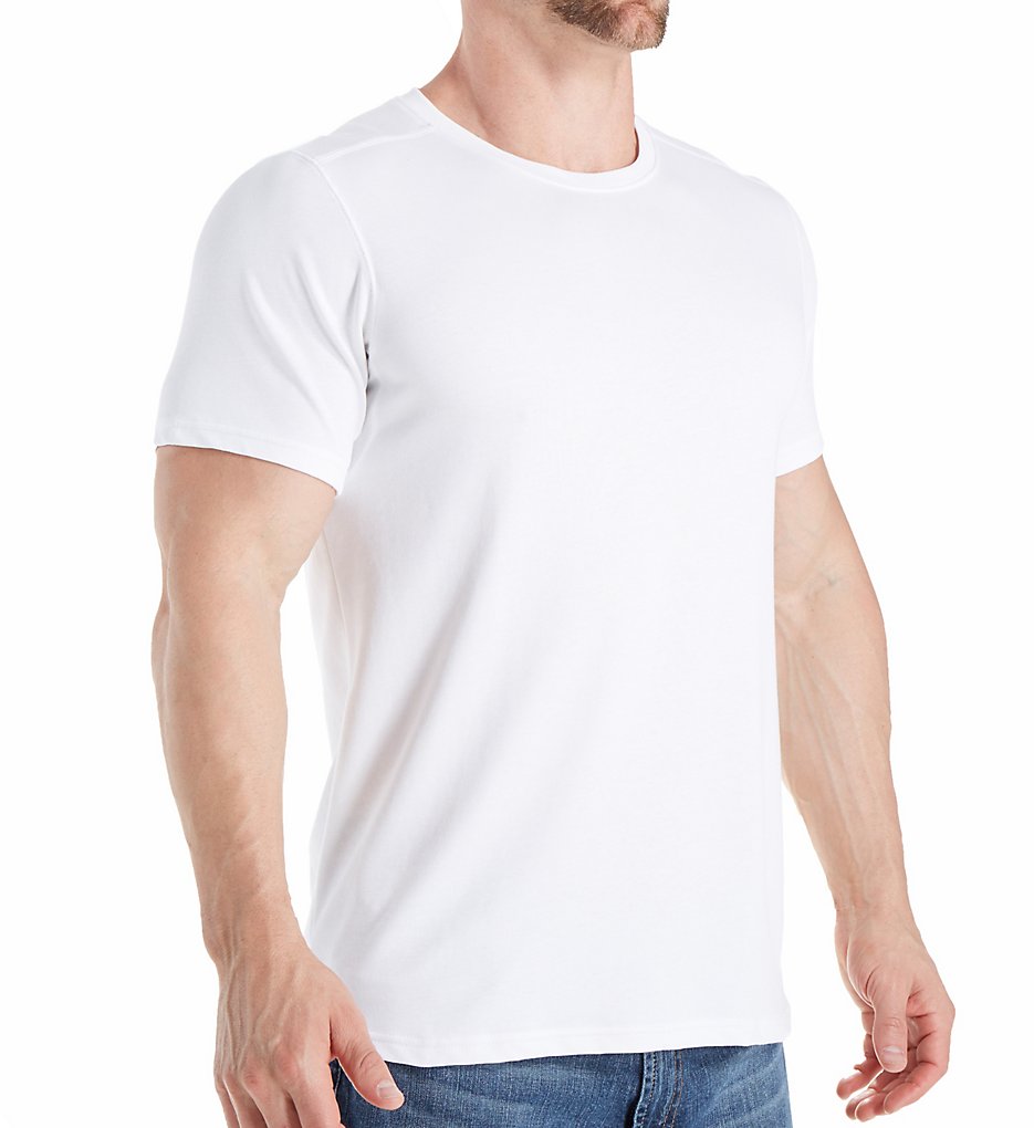 Ex Officio 2422896 Sol Cool High Tech Performance Crew Neck T-Shirt (White)