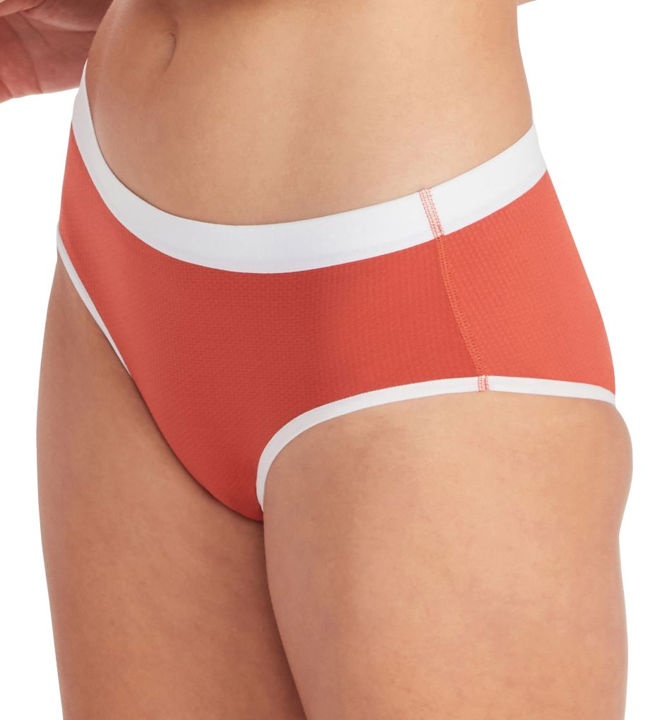 Ex Officio : Ex Officio 3453 Give-N-Go 2.0 Sport Hipster Panty (Retro Red/White S)