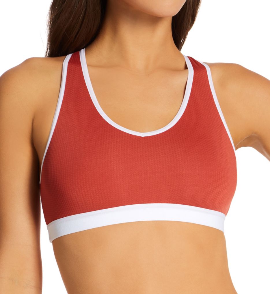 Ex Officio : Ex Officio 3454 Give-N-Go 2.0 Sport Mesh Bralette (Retro Red/White XL)