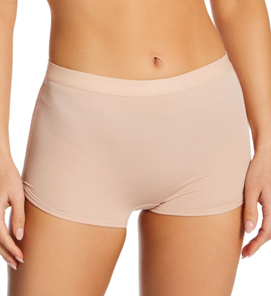 Ex Officio : Ex Officio 9780 Give-N-Go 2.0 Sport Boyshort Panty (Buff XS)