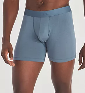 Everyday Breathable Wicking Anti Odor Boxer Brief Steel Blue 2XL