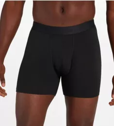 Everyday Breathable Wicking Anti Odor Boxer Brief Black S