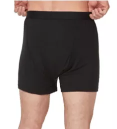 Everyday Breathable Wicking Anti Odor Boxer Black S