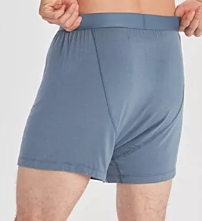Everyday Breathable Wicking Anti Odor Boxer Steel Blue S