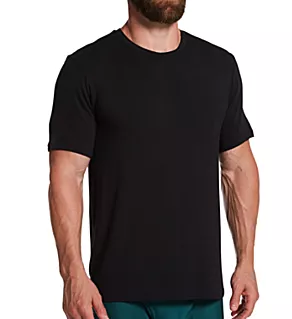 Everyday Breathable Wicking Anti Odor Crew T-Shirt Black S