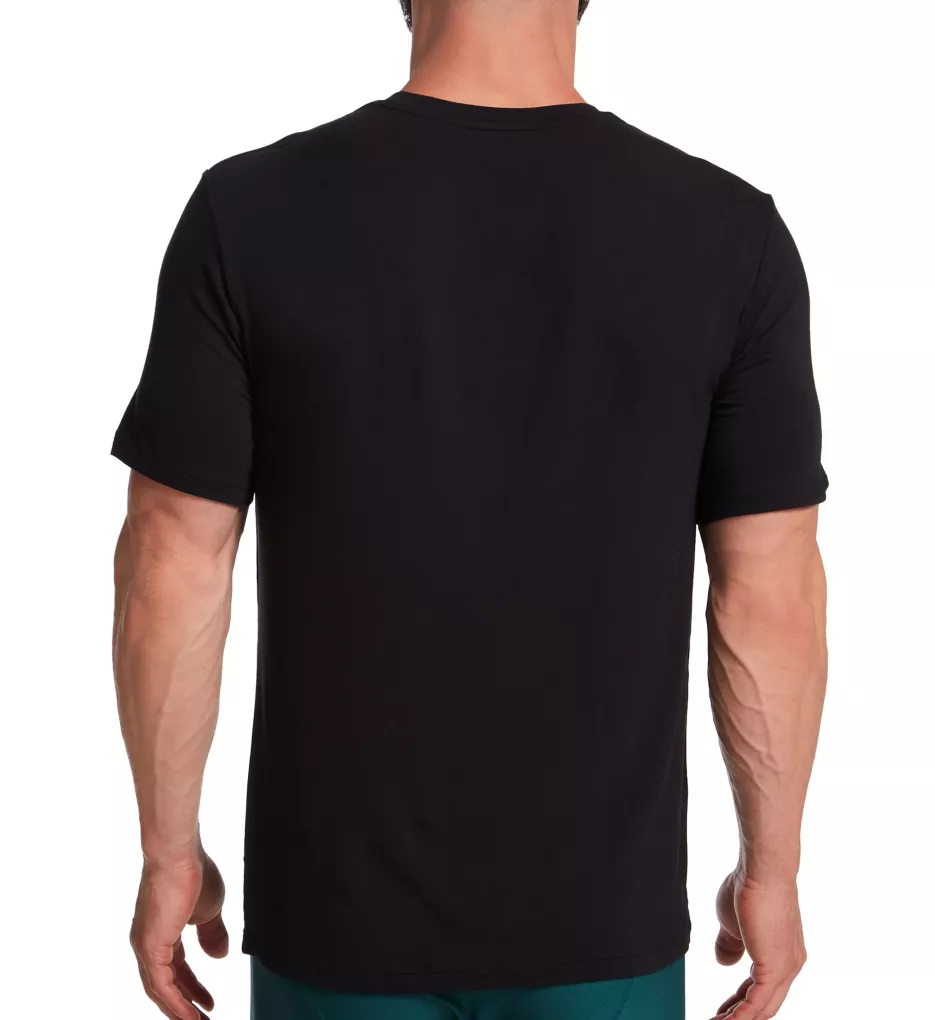 Everyday Breathable Wicking Anti Odor Crew T-Shirt Black S