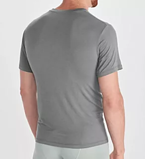 Everyday Breathable Wicking Anti Odor Crew T-Shirt Grey Heather S