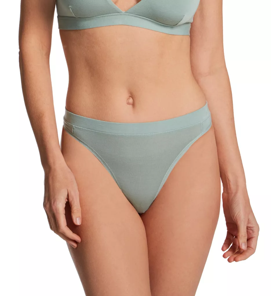 Everyday Breathable Wicking Anti Odor Thong Jadeite L