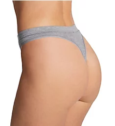 Everyday Breathable Wicking Anti Odor Thong Grey Heather S