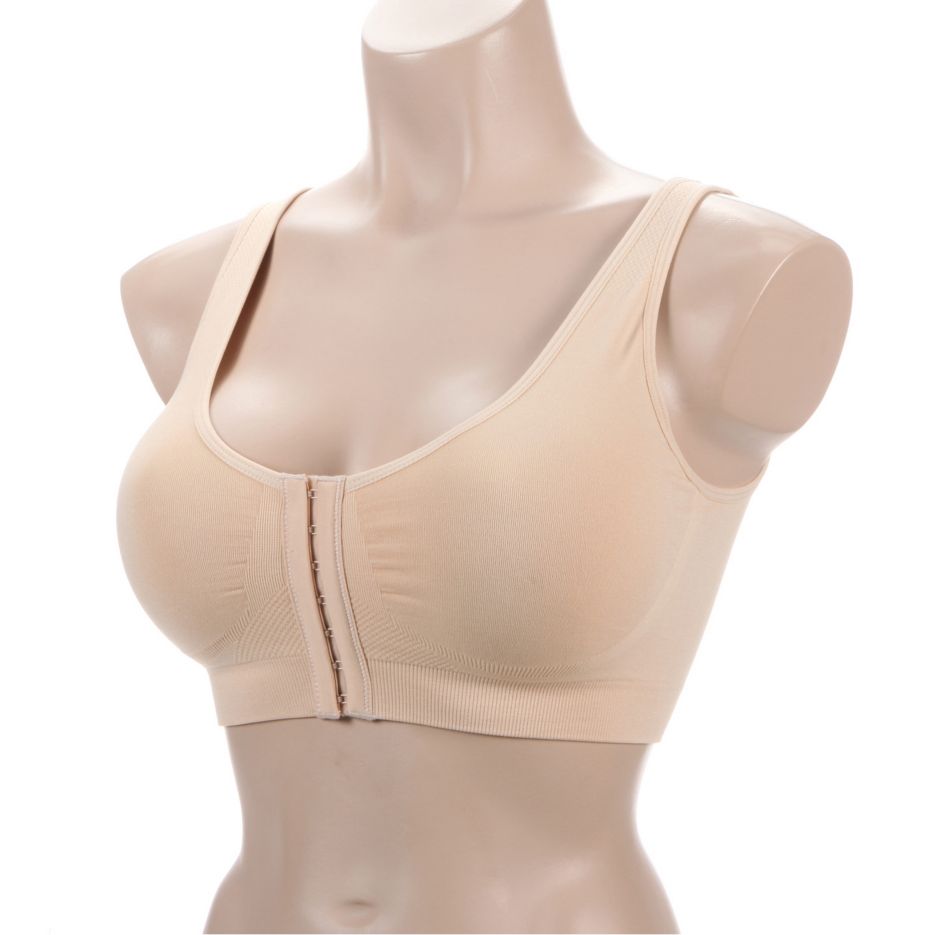 Front Closure Wireless Support Bra