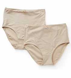 Basic Shaper Brief Panty - 2 Pack Nude M