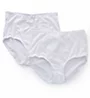 Exquisite Form Jacquard Shaper Brief Panty - 2 Pack 070557A - Image 4