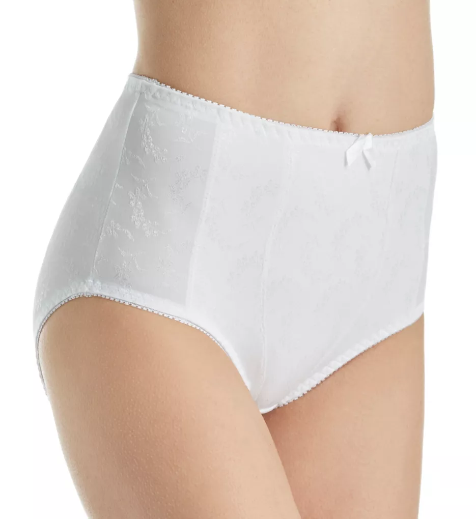 Exquisite Form Control Top Shaping Brief 2 Pack - White - Curvy