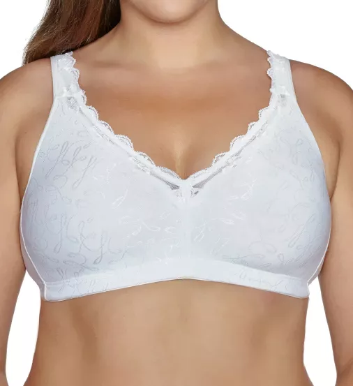 Wirefree Back Close with Comfort Lining Bra White 38D