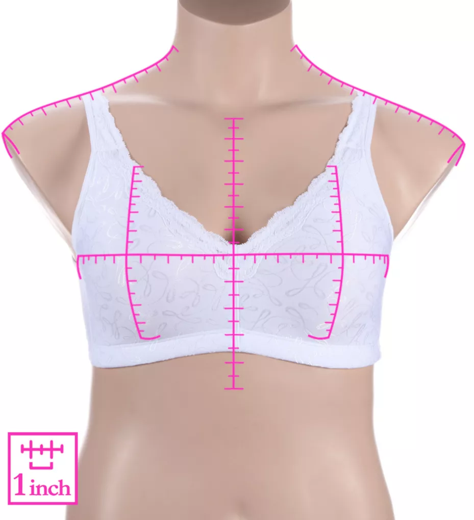 Exquisite Form Wirefree Back Close with Comfort Lining Bra 1062048 - Image 3