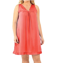 Coloratura Sleeveless Short Nightgown Passion S