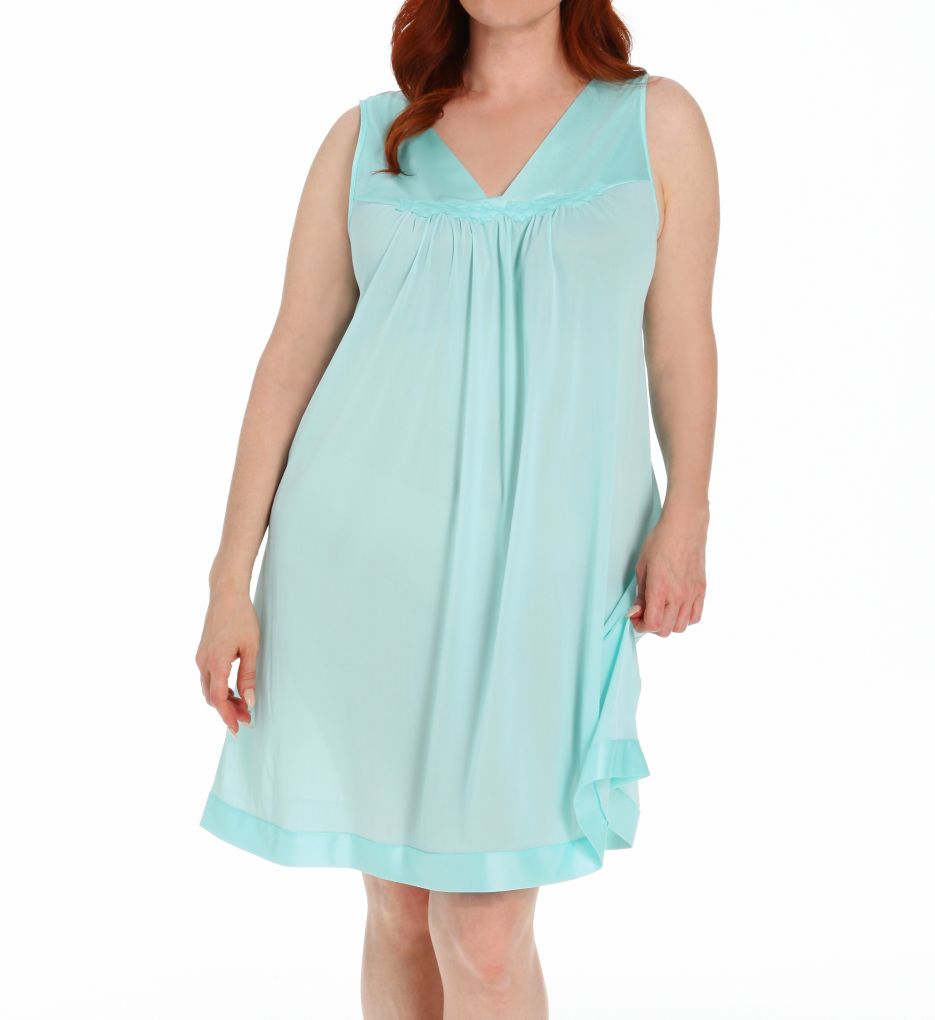 Coloratura Sleeveless Short Nightgown