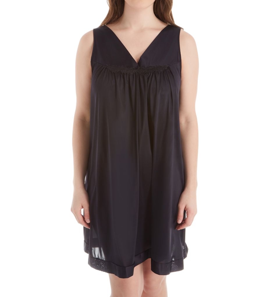 Exquisite Form - Women's Sleeveless Short Nightgown - Style 30107 