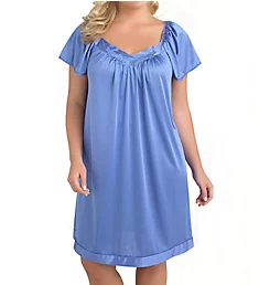 Coloratura Flutter Sleeve Short Nightgown Victory Violet L
