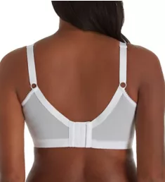 Wirefree 4-Part Cup Bra with Embroidered Mesh