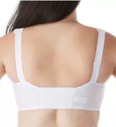 Front Close Classic Support Bra White 36B