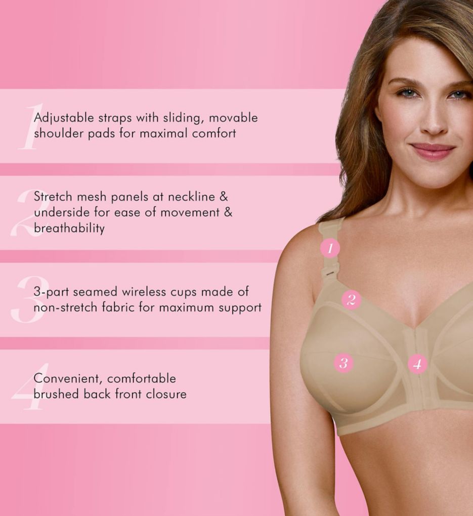 Front Close Classic Support Bra-cs5