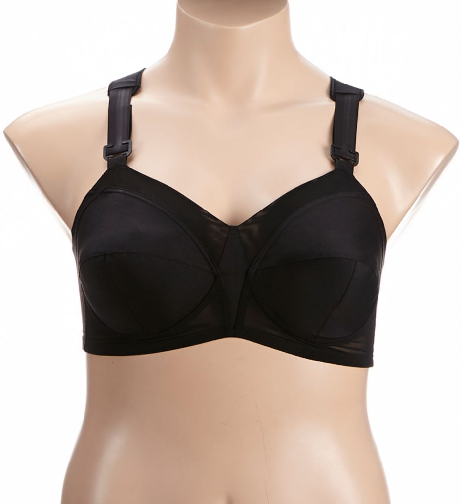 Exquisite Form Wireless Original Full Support Bra Black 40DD  - Image 1