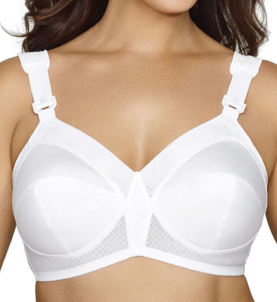 EXQUISITE FORM Fully Classic Support Full-Coverage Bra, Front Closure,  Wire-Free #5100530 : : Clothing, Shoes & Accessories