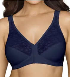 Front Close Posture Bra Time Square Navy 46DD