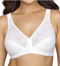 Front Close Posture Bra White 36B