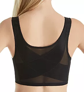 Front Close Posture Bra Black 40DDD