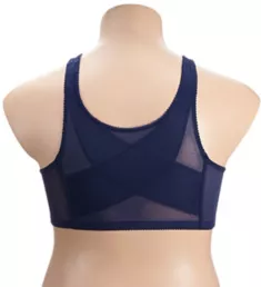 Front Close Posture Bra Time Square Navy 46DD