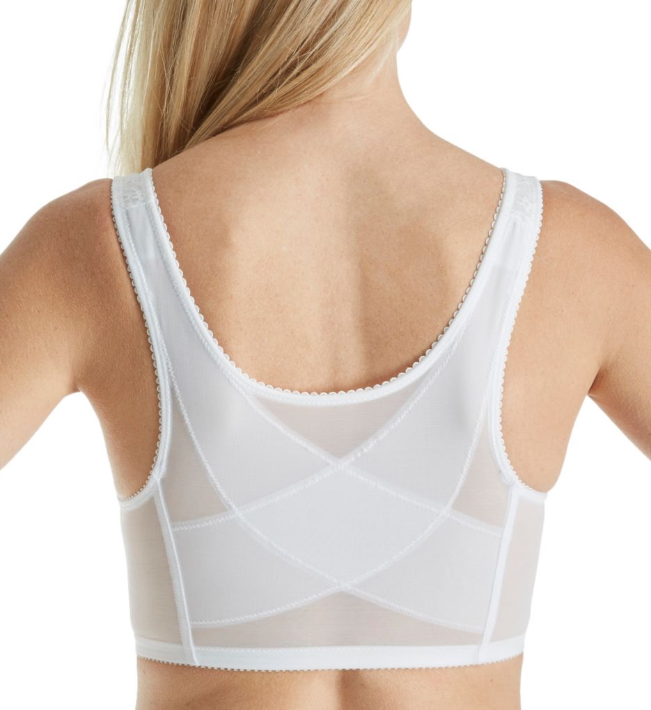 Women's Lace Wireless Back & Posture Support Bra with Front Closure 5100565