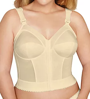 Front Close Longline Posture Bra Beige 34B
