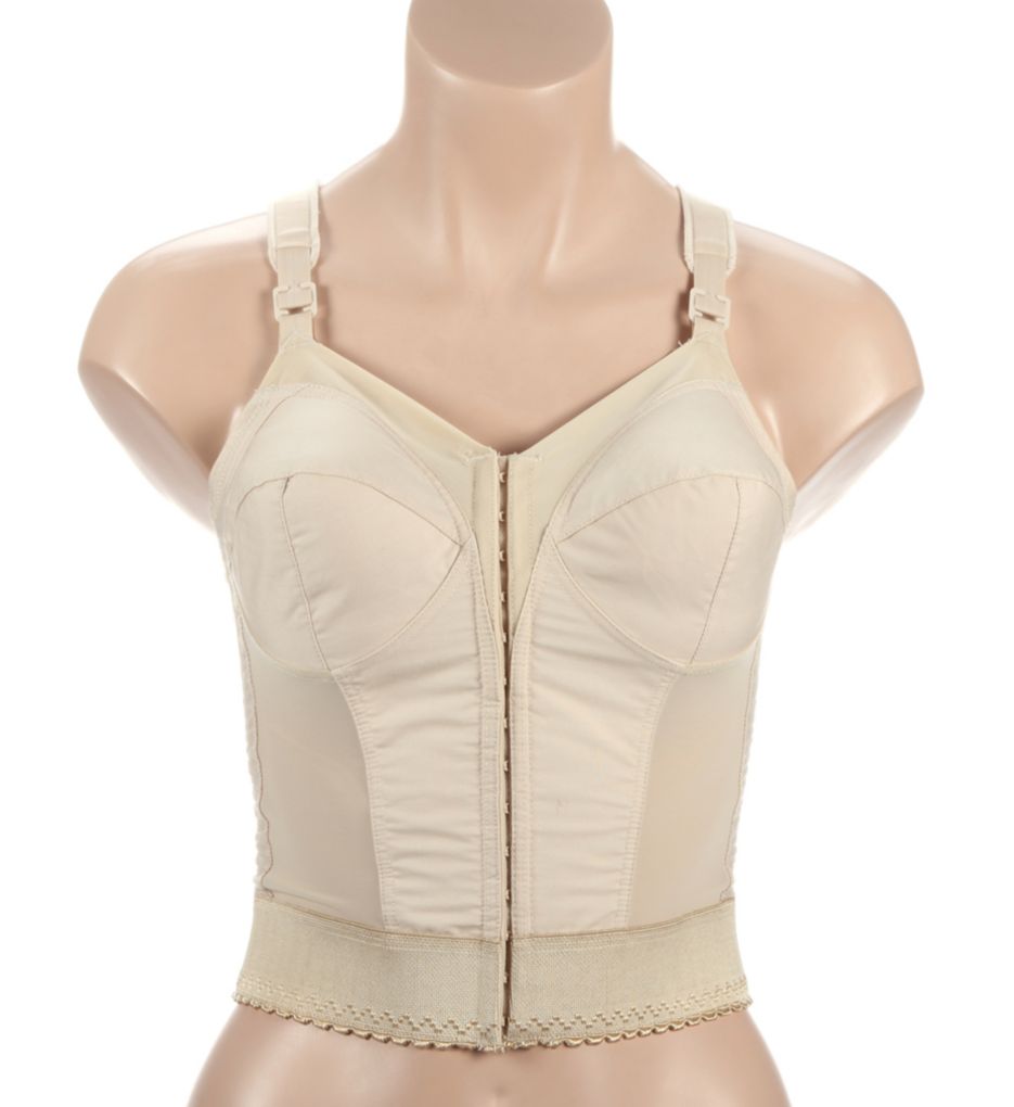 Exquisite Form Front Close Longline Posture Bra Beige 40D  - Image 1