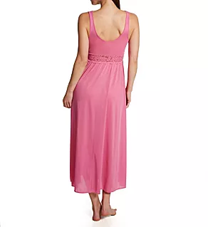 Stretch Lace Sleeveless Long Gown Perfumed Rose S