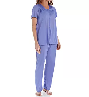 Coloratura Vintage Short Sleeve Pajama Set Victory Violet S