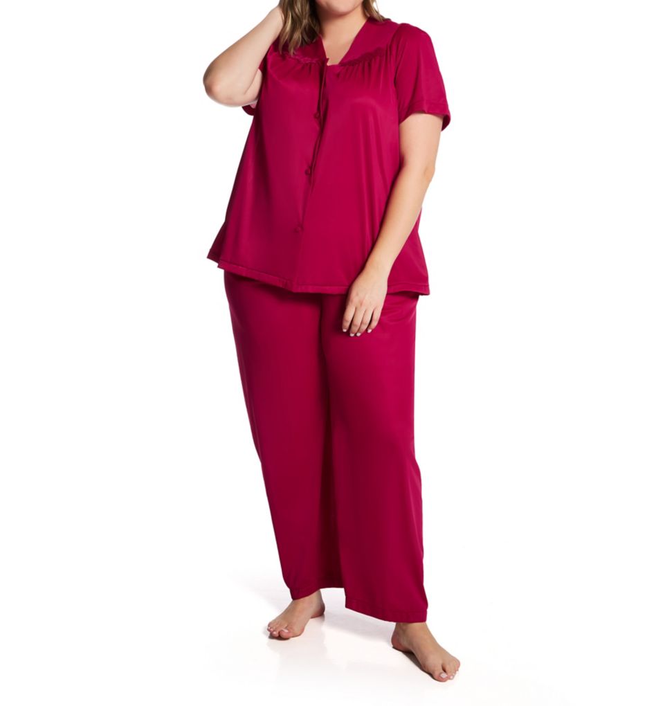 Exquisite Form Women's Plus Size Coloratura Sleepwear Short Sleeve