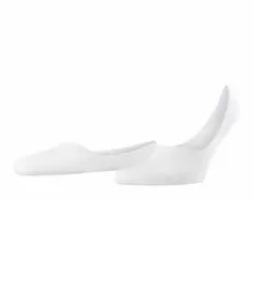 Invisible Step - Medium Cut Sock WHT S