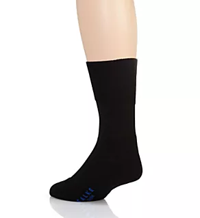 Running Plush Sole Sock - 3 Pack Black M