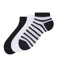 Happy Box Sneaker Socks - 3 Pack