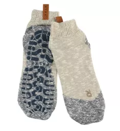 Lodge Homepad Slipper Sock w/ Anti Slip Sole LtGrey M