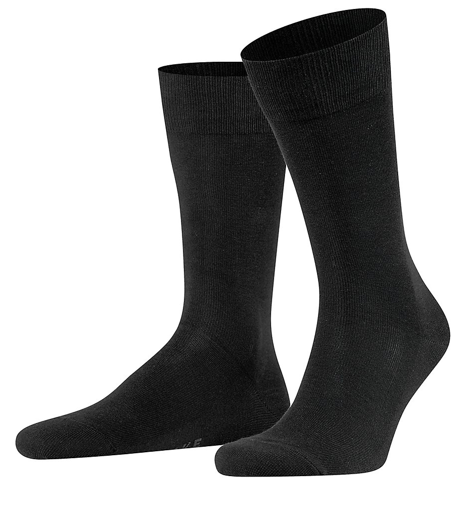 Falke 14645 Family Cotton Blend Sock (Black)