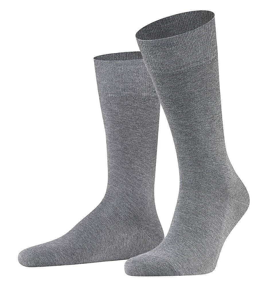 Falke 14645 Family Cotton Blend Sock (Light Grey Melange)