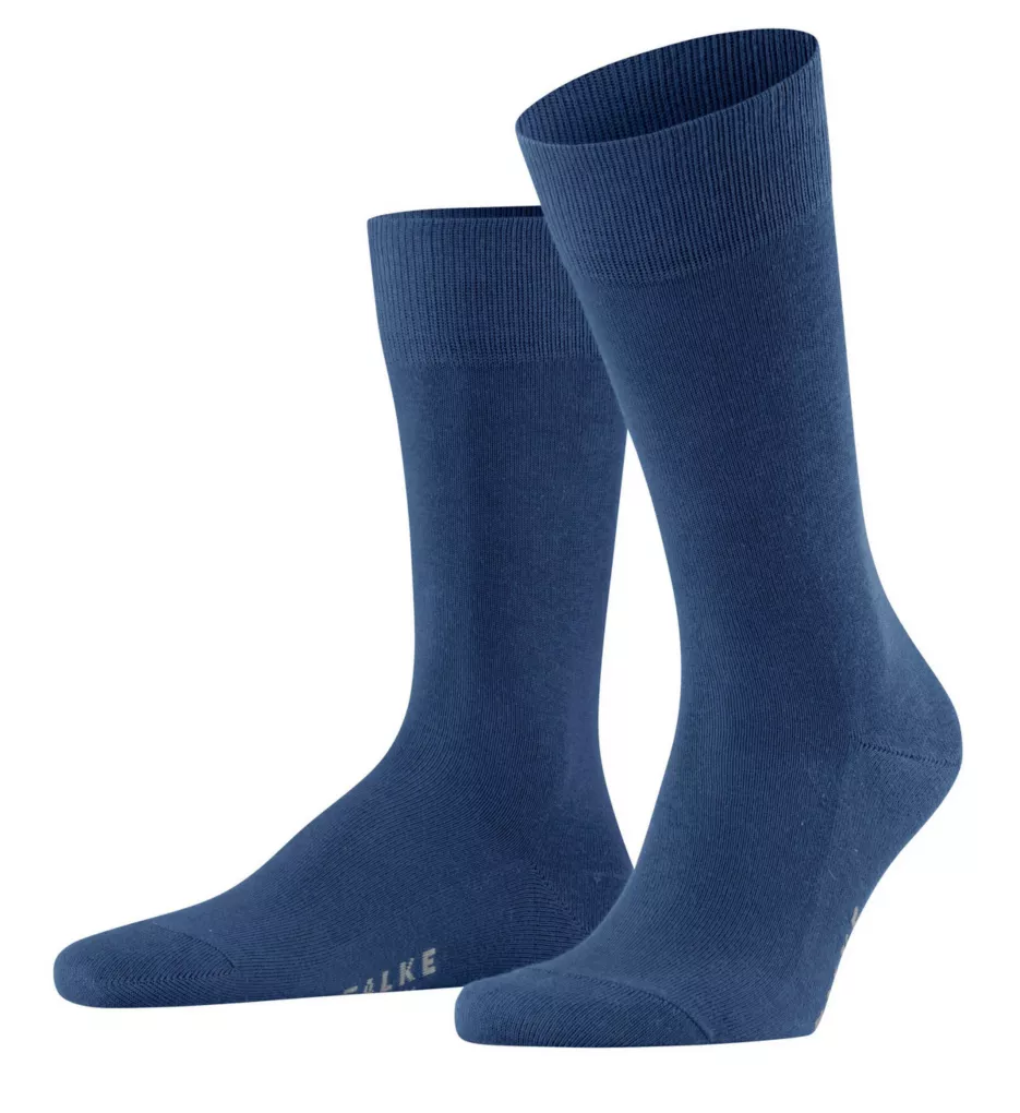 Family Sustainable Cotton Blend Crew Sock Deep Royal S
