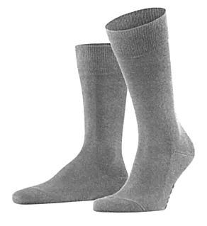 Family Cotton Blend Crew Sock ltgy L
